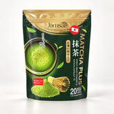 Jamsai Matcha Plus Wheat Grass Powder with Alfalfa Extract | 20 Sachets/Pack (100 Grams)