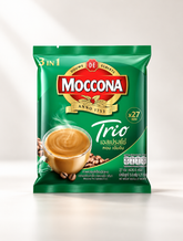 Moccona Trio Espresso 3 in 1 Instant Coffee | 27 Sachets/Pack (426 Grams)